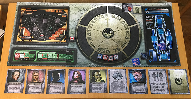 Battlestar Galactica Express - Board Games You Can Play Blind