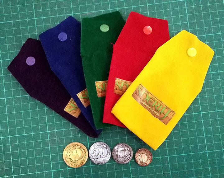 Image showing Sheriff of Nottingham’s merchant bags and currency